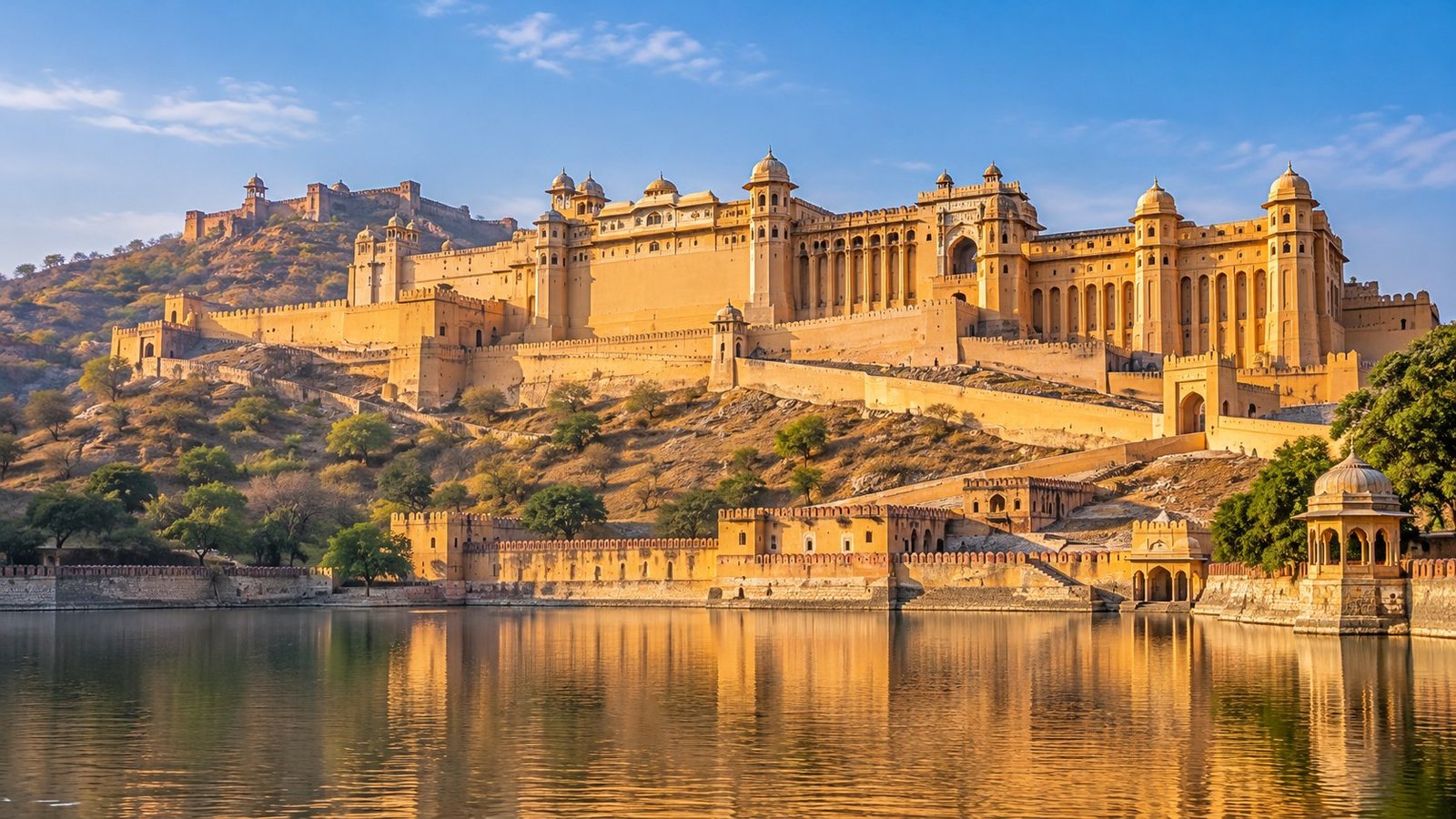 Generated travel image inspired by Jaipur
