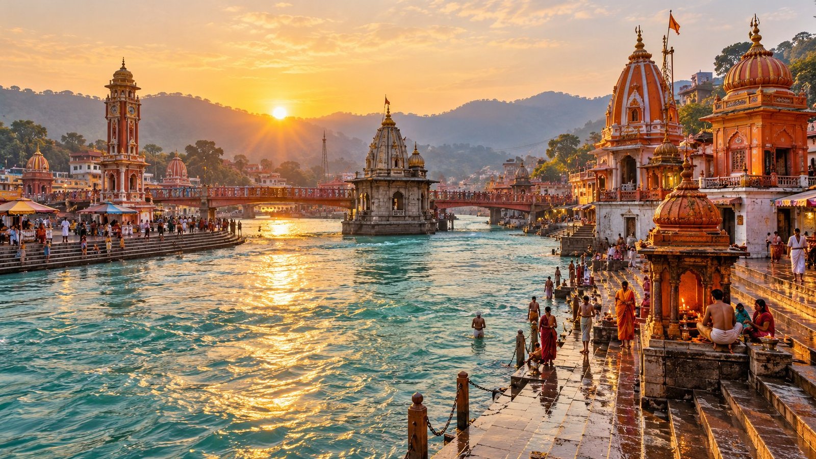 Golden Triangle India Tour with Haridwar & Rishikesh (Yoga & Spiritual City)